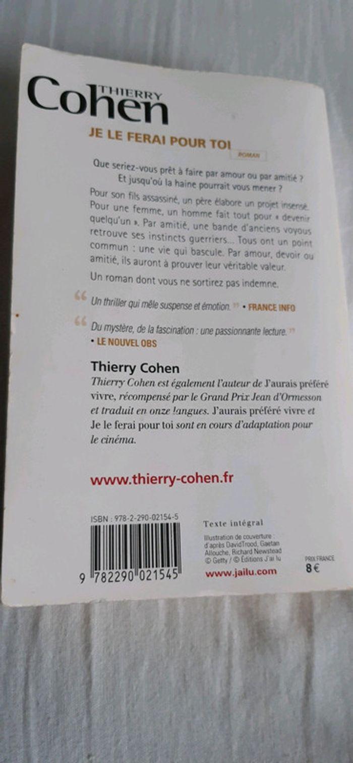 Livre Thierry Cohen - photo numéro 2