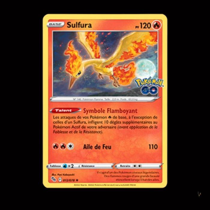 - Pokemon GO - Sulfura holographique 12/78