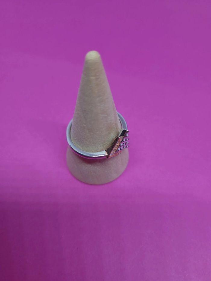 Bague en argent 925/1000 rhodié - photo numéro 5