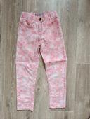 Pantalon fleurs roses