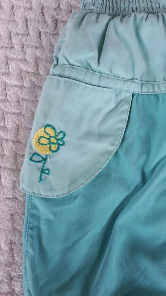 Pantalon turquoise Marese 3 mois comme neuf - photo numéro 2