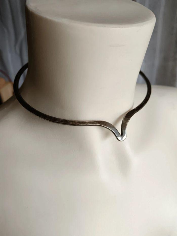 Collier ras de cou | Goupil | en argent - photo numéro 3