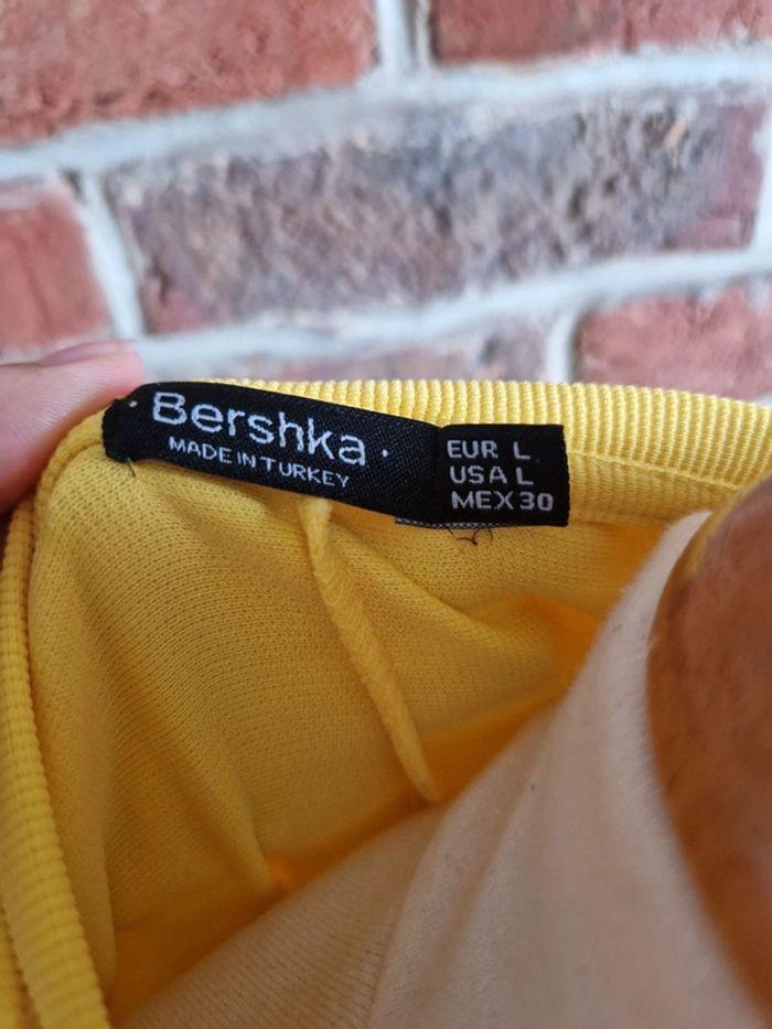 Robe moulante jaune Bershka L - photo numéro 5