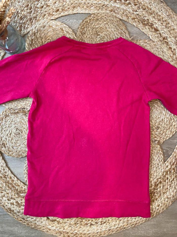 Sweat fin rose rose fuchsia « Miss Happy » U essentiel 12 ans / 152 cm - photo numéro 3