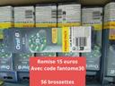 Lot 7 packs de 8 brossettes oral b