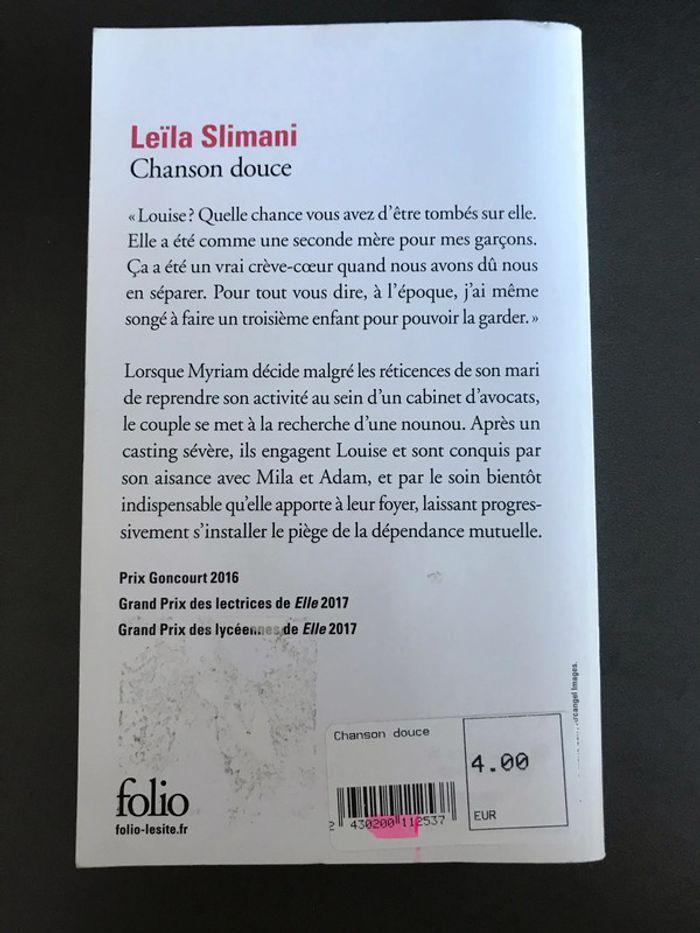 Chanson douce de Leïla Slimani - photo numéro 2