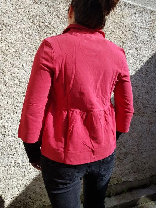 veste péplum rouge - photo numéro 10