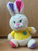 Peluche lapin multicolore