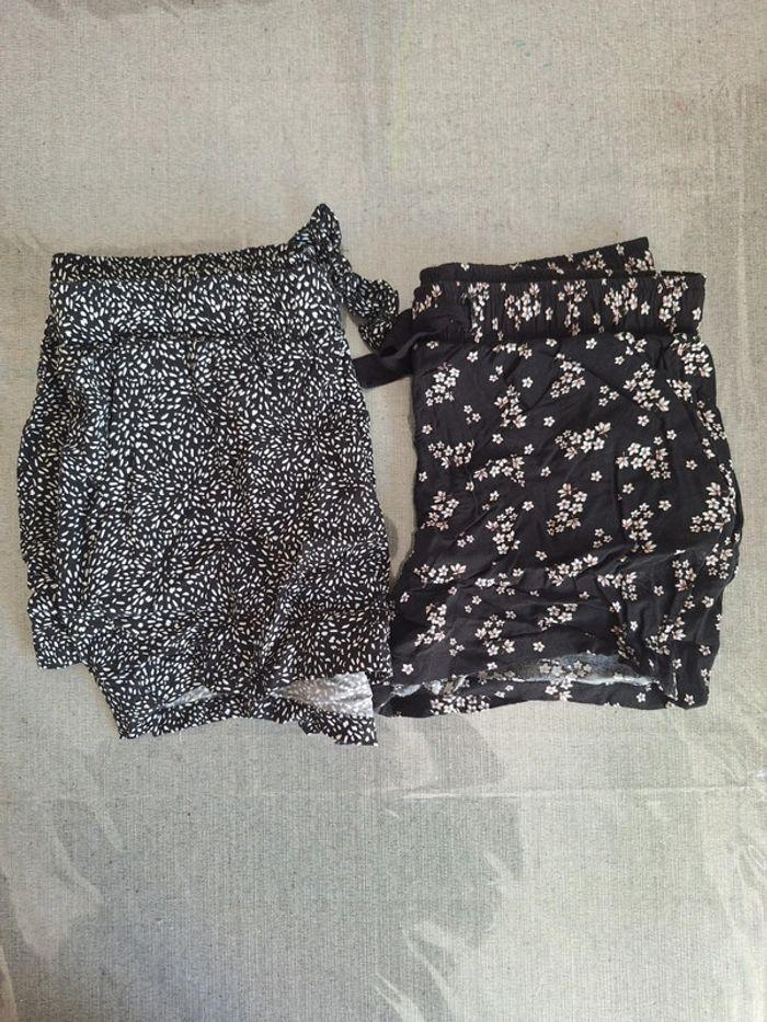 Lot 2 shorts fluide femme T36 - photo numéro 1