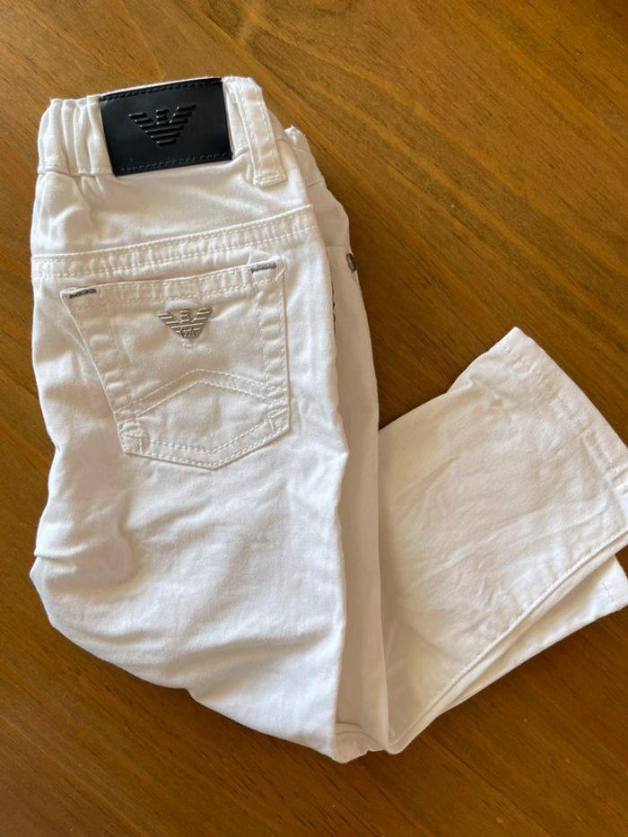 Pantalon blanc Emporio Armani 24 mois - photo numéro 6