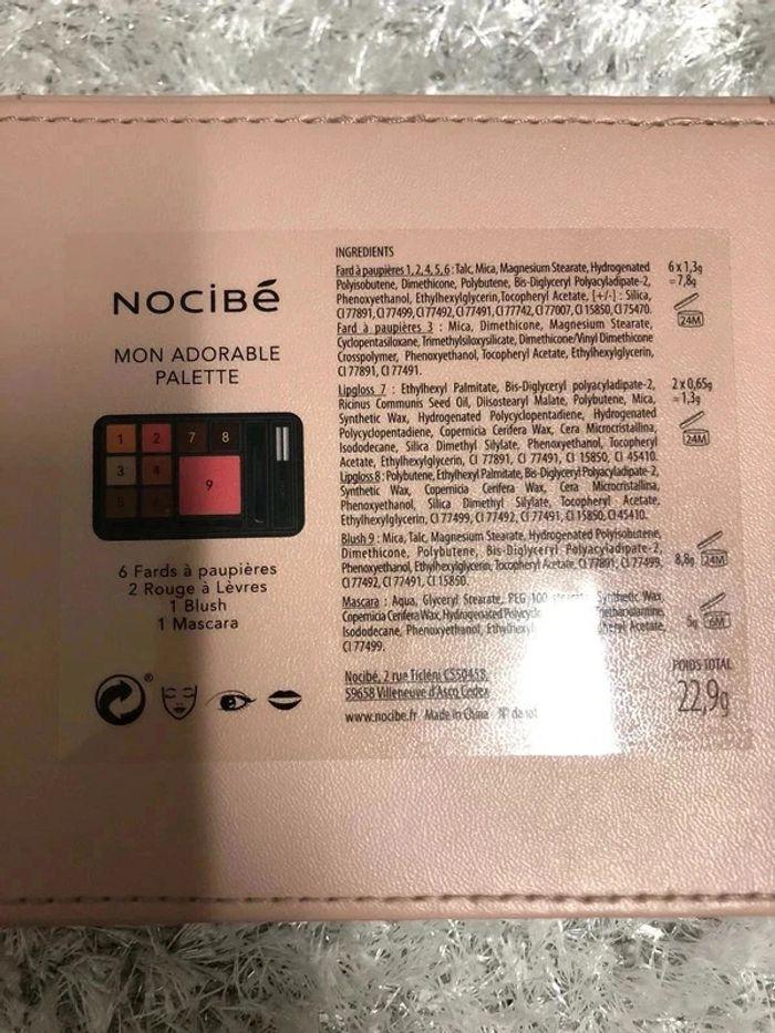 Coffret Palette Nocibé "Mon adorable Palette" - photo numéro 3