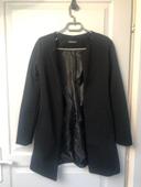 Blazer femme long noir gauffré taille s neuf