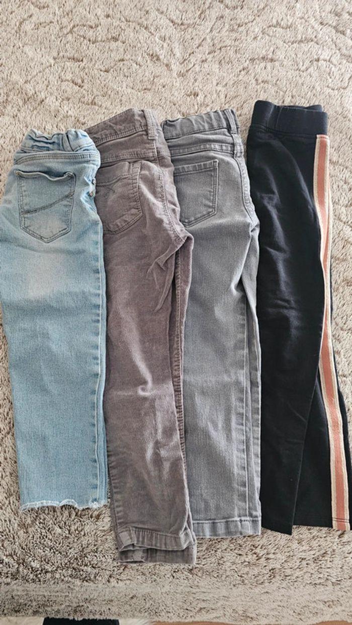 Lot de 4 pantalons