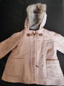 Manteau rose 2/3 ans