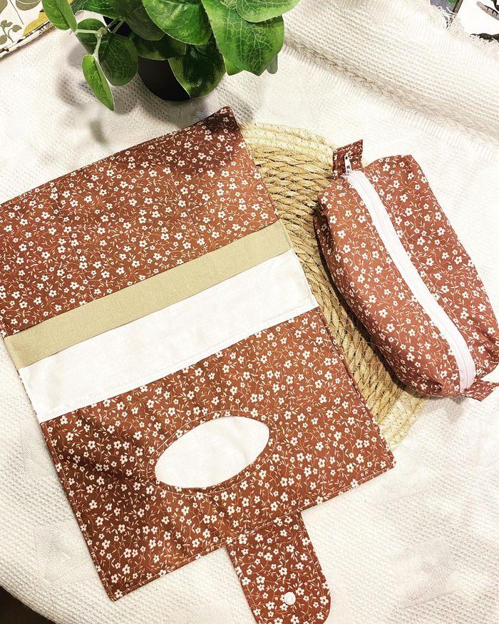 Lot pochette pour le change et trousse de toilette ♥️ - photo numéro 1