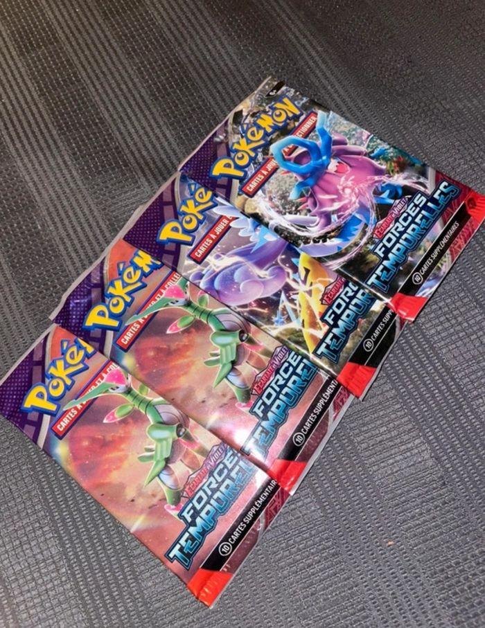 Lot 4 booster Pokémon force temporelle - photo numéro 3