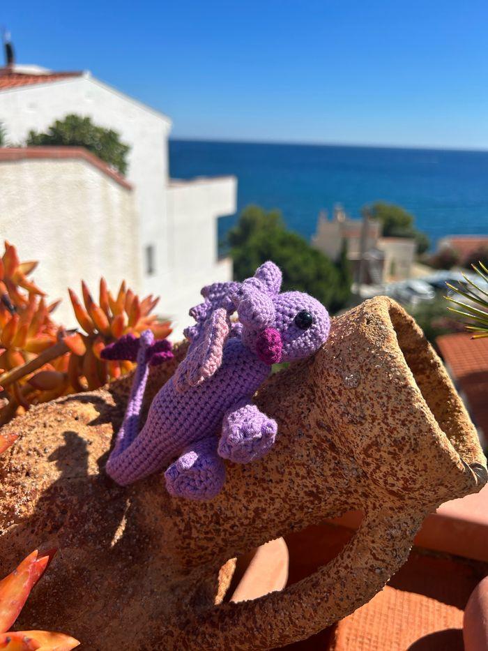 Doudou dragon en crochet - photo numéro 3