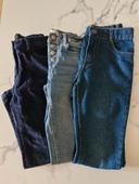 Lot X3 jeans pour fille taille 6 ans