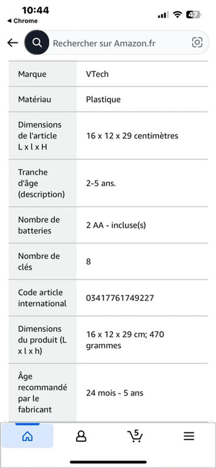 Jouet bébé Mon xylophone vtech - photo numéro 10