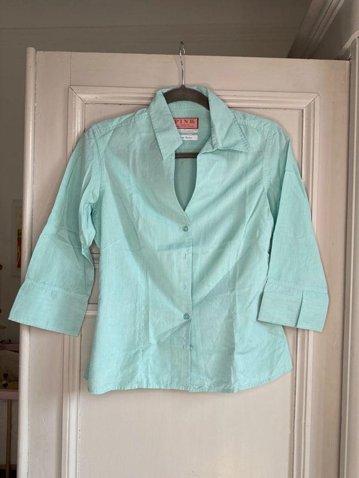 Camicia 3/4 Thomas pink blu verde - photo numéro 1