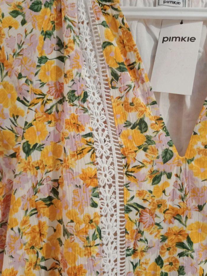 Robe courte Pimkie tissu fluide fleuri - photo numéro 2