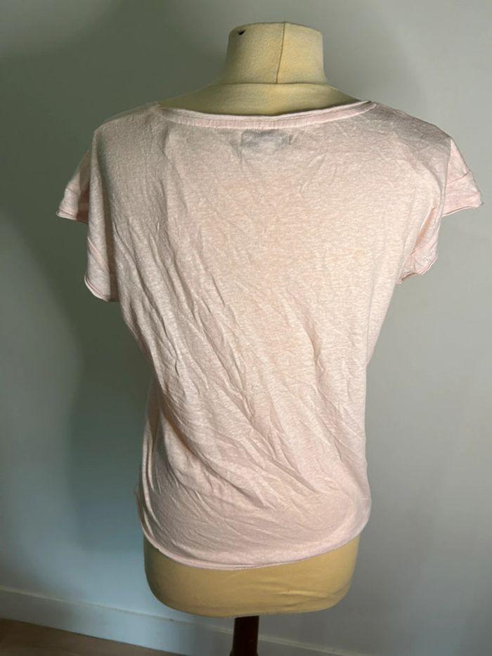 Tee-shirt rose pale Creeks - photo numéro 3