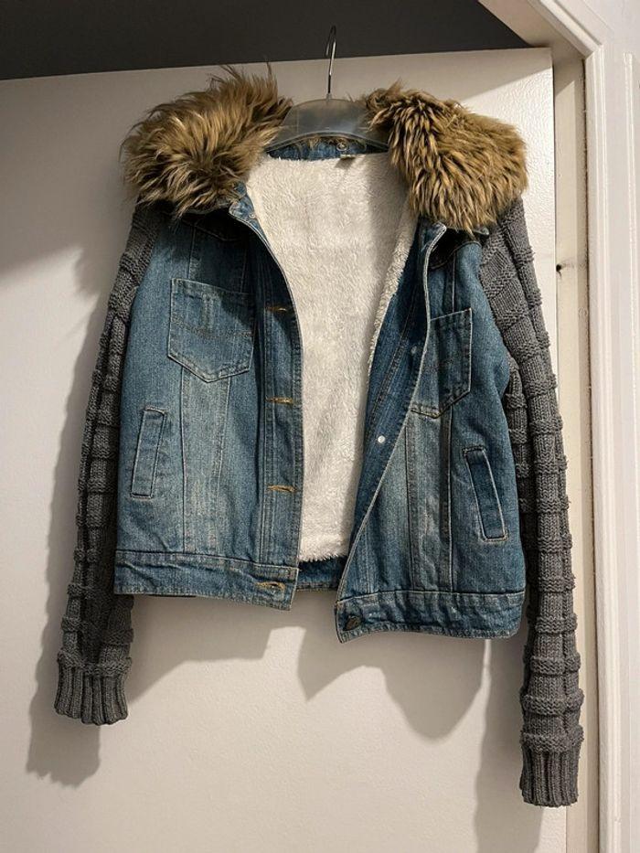 Veste en Jean + Fourrure