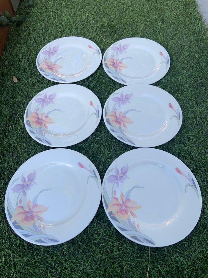 Assiettes art nouveau H fine China - photo numéro 2