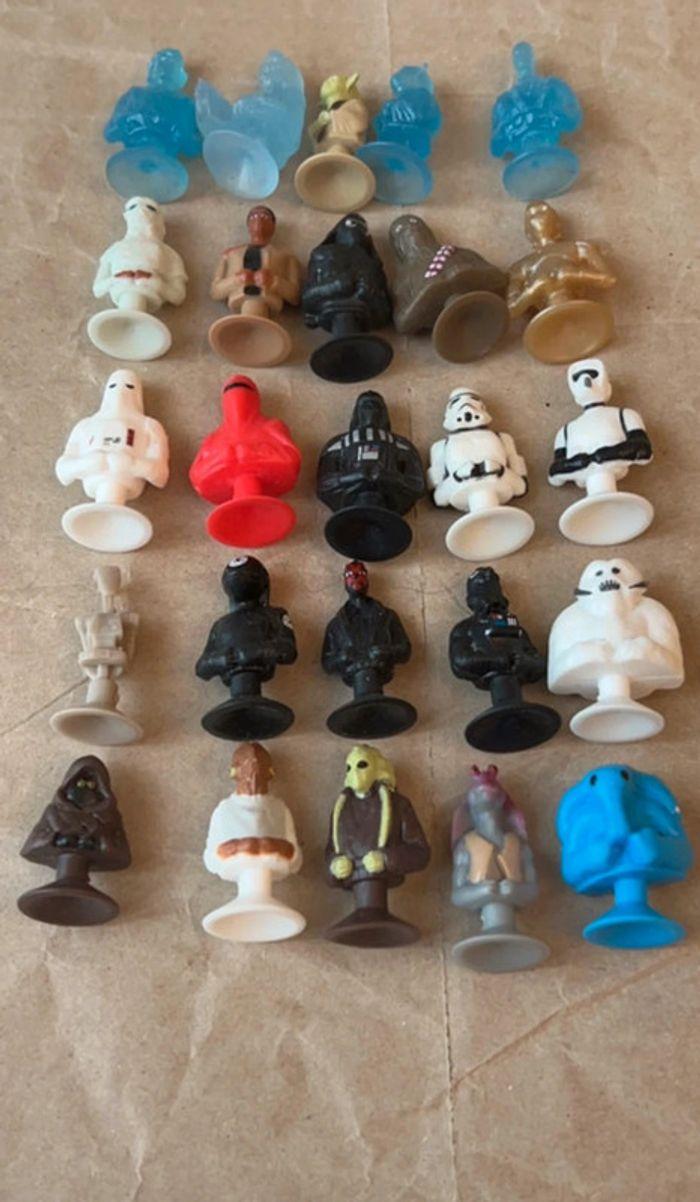 Leclerc - micropopz stikeez - collection complète - lot de 25 figurines Star Wars - photo numéro 3