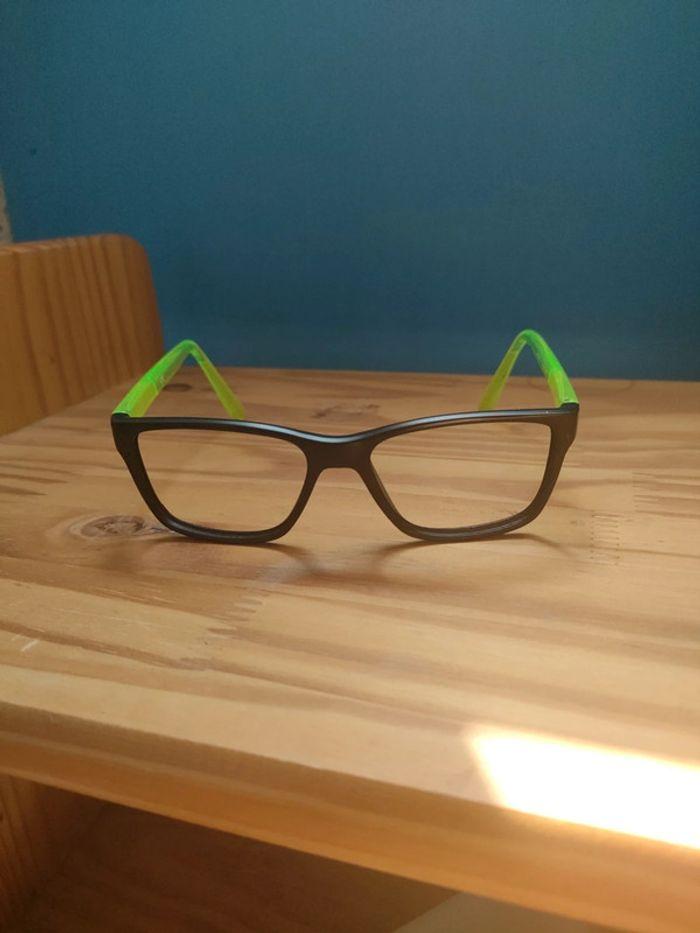 Lunettes enfant Nike noire et jaune fluo monture plastique - photo numéro 5