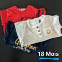 Lot 3 t-shirts manches longues