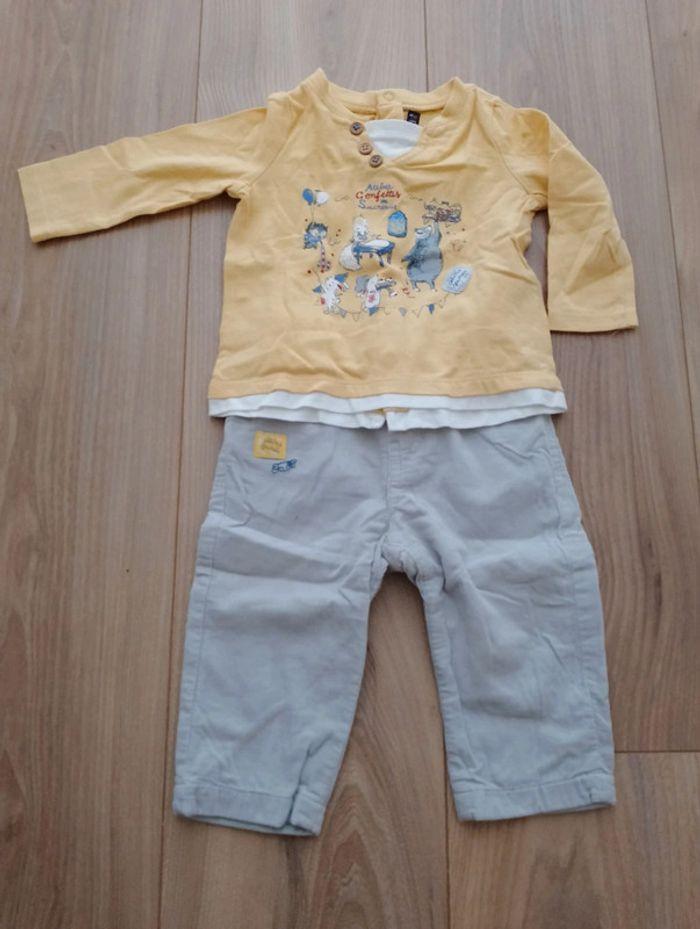 Pantalon t-shirt 9 mos