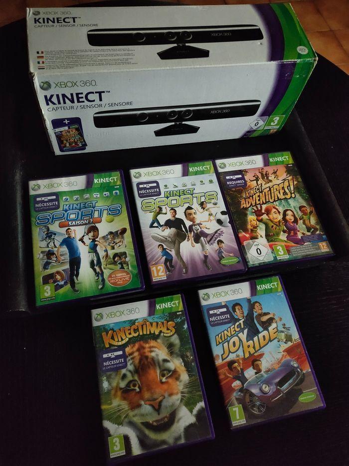 🎮 Capteur Kinect en boîte + 5 jeux Kinect Xbox 360 (Kinect Sports, Adventures! etc...) - photo numéro 2