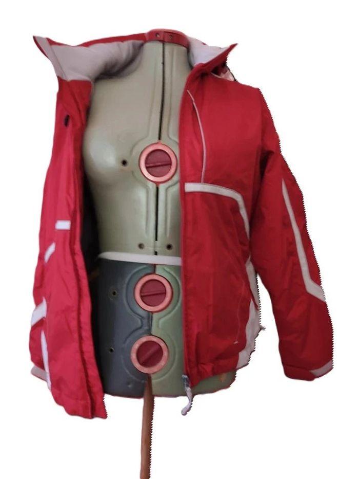 Veste de Ski Quechua avec balise Recco intégrée mixte taille Europe 42 Rouge Blanc - photo numéro 2