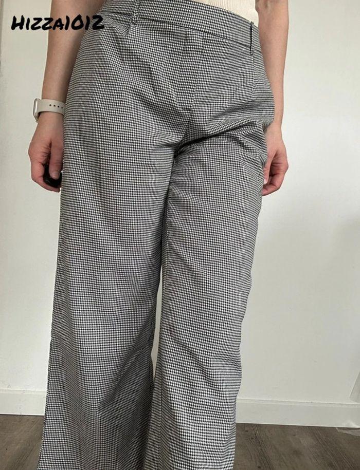 Pantalon 7/8ème noir et blanc Zara taille 38 💖 - photo numéro 5