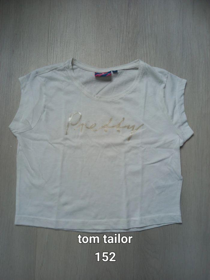 Blouse courte tom tailor taille 152 - photo numéro 1