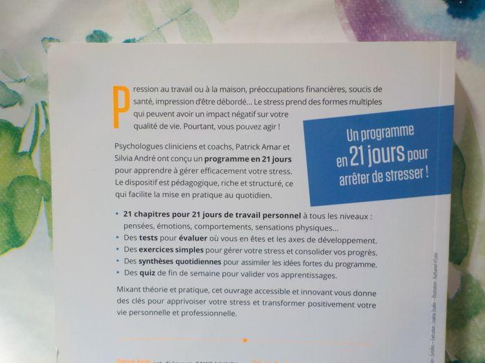 J'ARRETE DE... STRESSER ! par P. AMAR et S. ANDRE Ed. Eyrolles - photo numéro 2