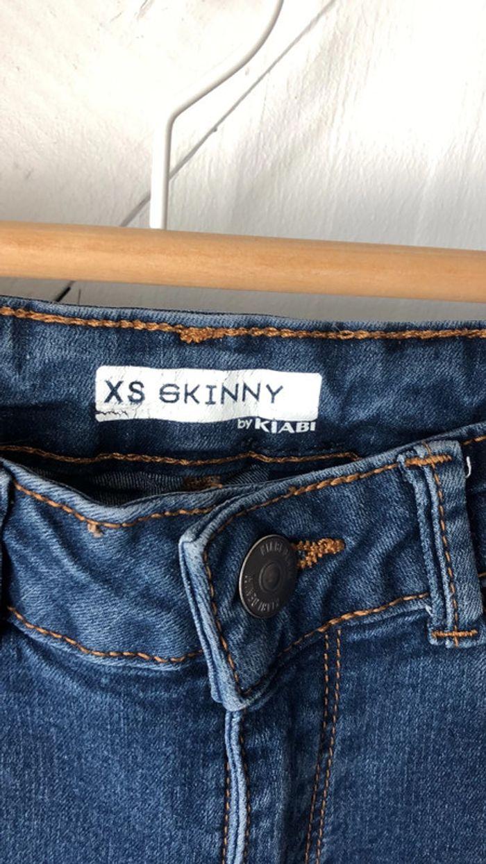 Jeans skinny kiabi taille xs - photo numéro 3