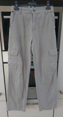 Pantalon cargo gris