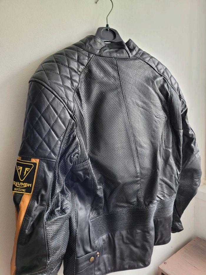 Blouson moto cuir - photo numéro 2