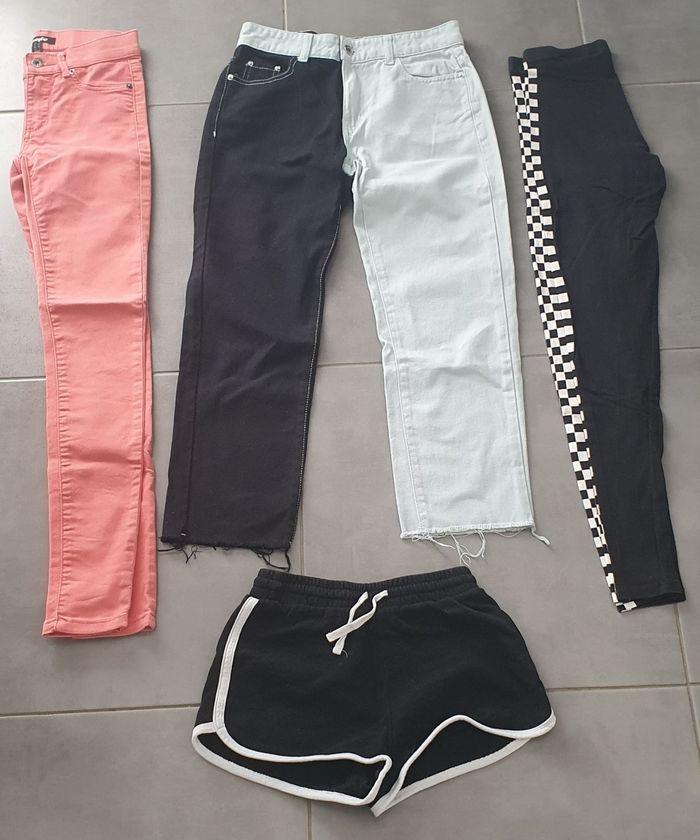 Lot de pantalons et short fille 12/13 ans