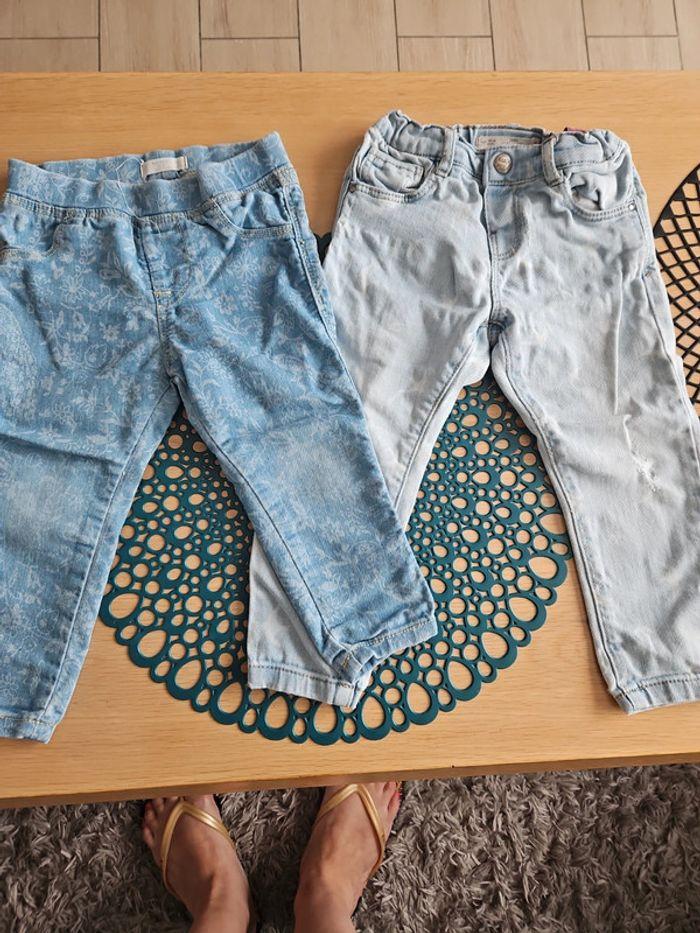 Lot de 2 jeans 24 mois - photo numéro 1