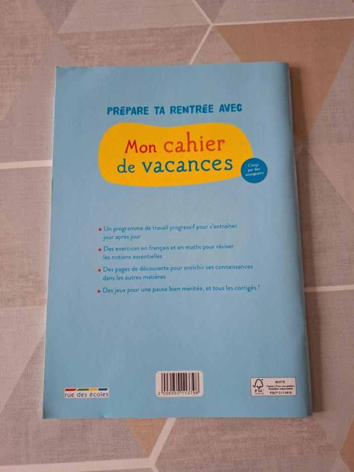 Cahier de vacances - photo numéro 2