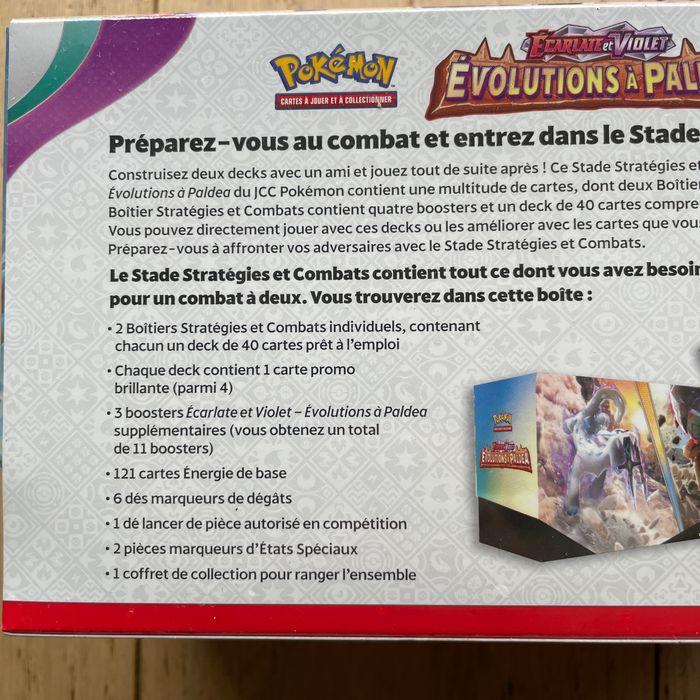 Coffret Pokemon Stade stratégies et combats EV02 Evolutions à Paldea - photo numéro 3