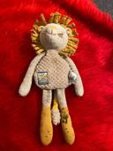 Doudou lion Moulin roty collection sous mon baobab