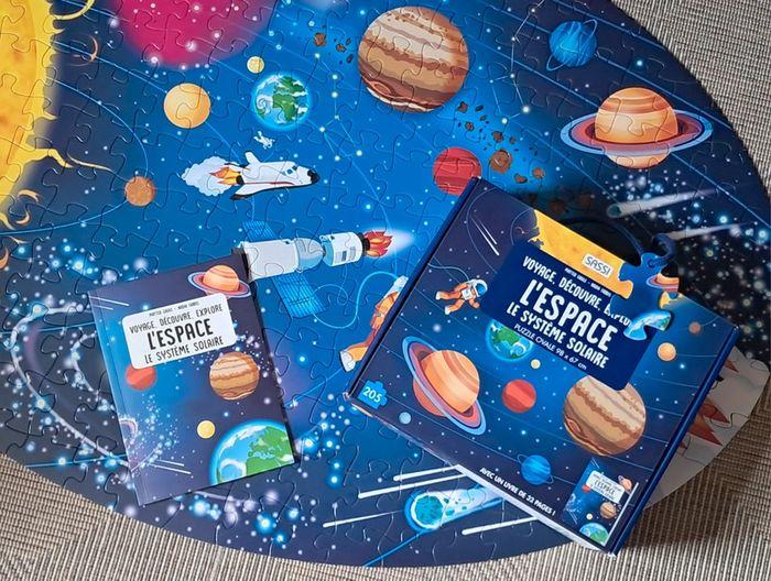 Kit "L'espace" - Puzzle et livre - photo numéro 1