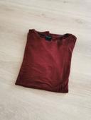 T shirt devred homme bordeau L