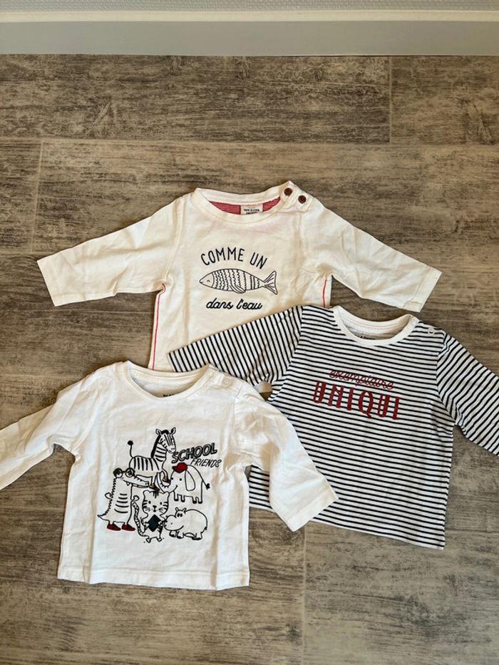 Lot de 3 tee-shirts - photo numéro 1