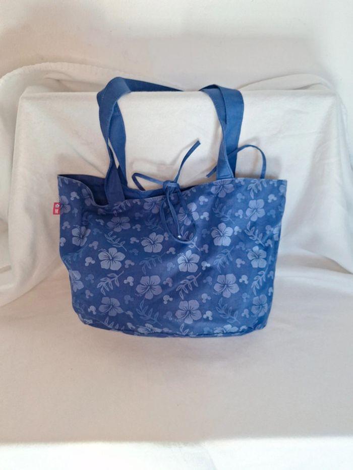 Sac disney epaule réversible bleu mickey - photo numéro 1