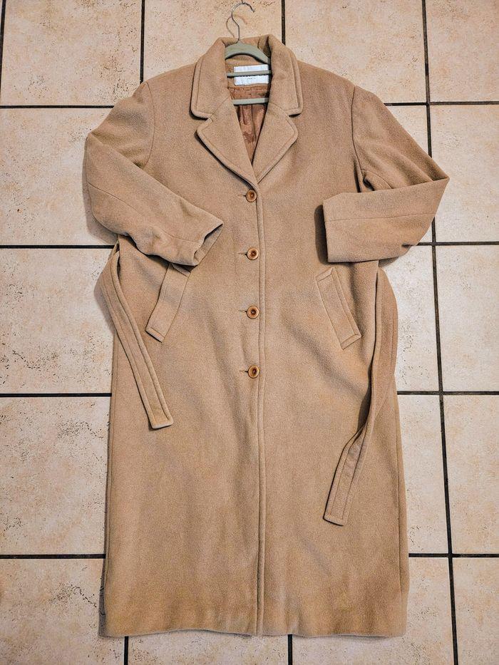 Manteau long Beige CAROLL PARIS taille XL - photo numéro 2